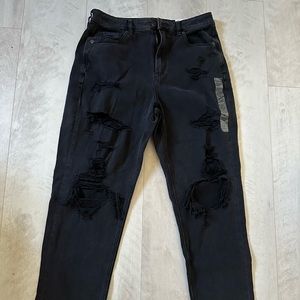 American eagle distressed mom jeans